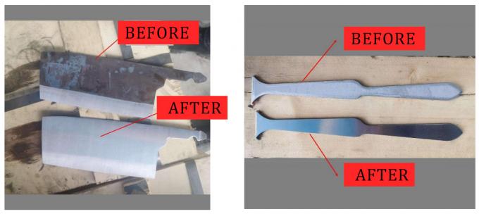 400mmRR Metal ıslak düz yüzey öğütme makinesi Geniş kemer Sander ıslak cilalama makinesi Metal için bitirme bitirme makinesi 6