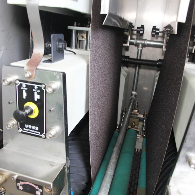 400mmRR Metal ıslak düz yüzey öğütme makinesi Geniş kemer Sander ıslak cilalama makinesi Metal için bitirme bitirme makinesi 14