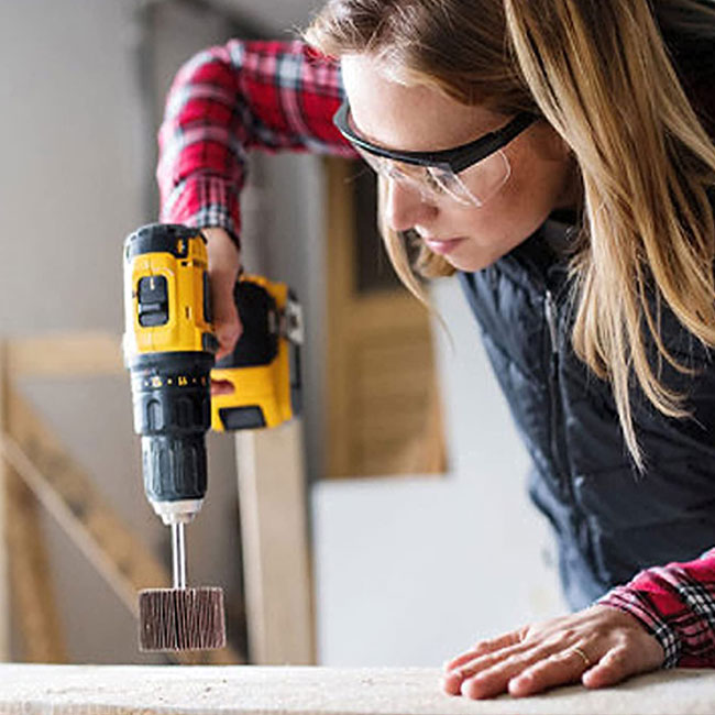 Pürüzsüzleştirme 60/80/120/240 Kırılgan Alüminyum Oksit Flap Wheel For Polishing Grinding 9