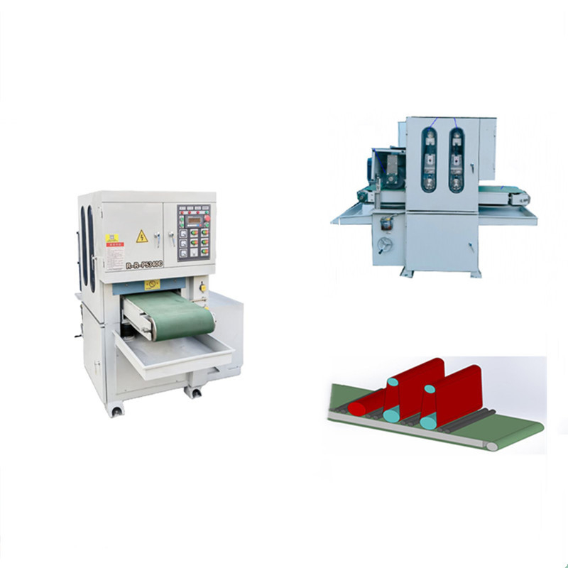 Döner Motor Gücü 5.5KW Metal Sander Makinesi 150mm 400mm Maksimum Çalışma Genişi