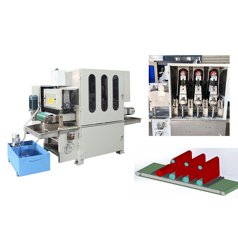 Döner Motor Gücü 5.5KW Metal Sander Makinesi 150mm 400mm Maksimum Çalışma Genişi
