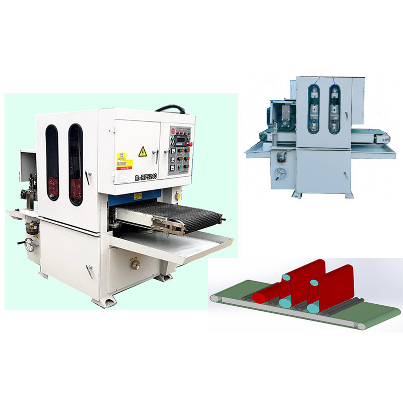 Döner Motor Gücü 5.5KW Metal Sander Makinesi 150mm 400mm Maksimum Çalışma Genişi