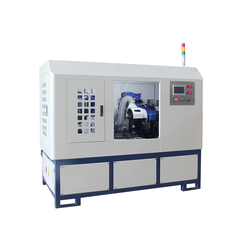 Metal Silindrik Otomatik Metal Dört İstasyonlu Disk Cnc ayna Cnc Araç Döşeme Paslanmaz Çelik Elektrikli Poliş Makinesi