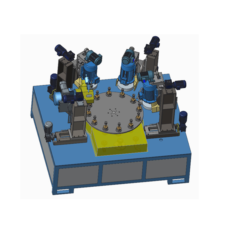 No.4 Dış Kapak Metal Endüstriyel Çift Başlı Sabunlama Disk Poliş Makinesi Çelik Tel için Tel Çekim Makinesi