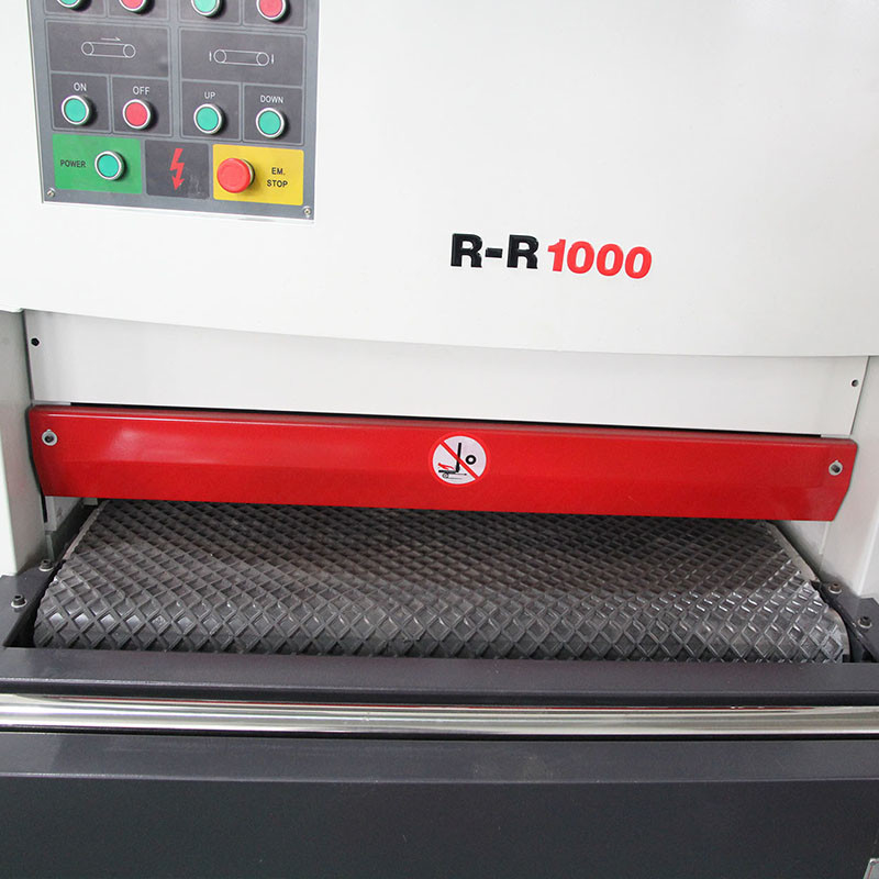 Dayanıklı Yüksek Verimlilik Kuru Düzeltme Rr1000mm Metal Parçalar Yüzey Deburring Sheet Metal Buffing Metal için çizim makinesi