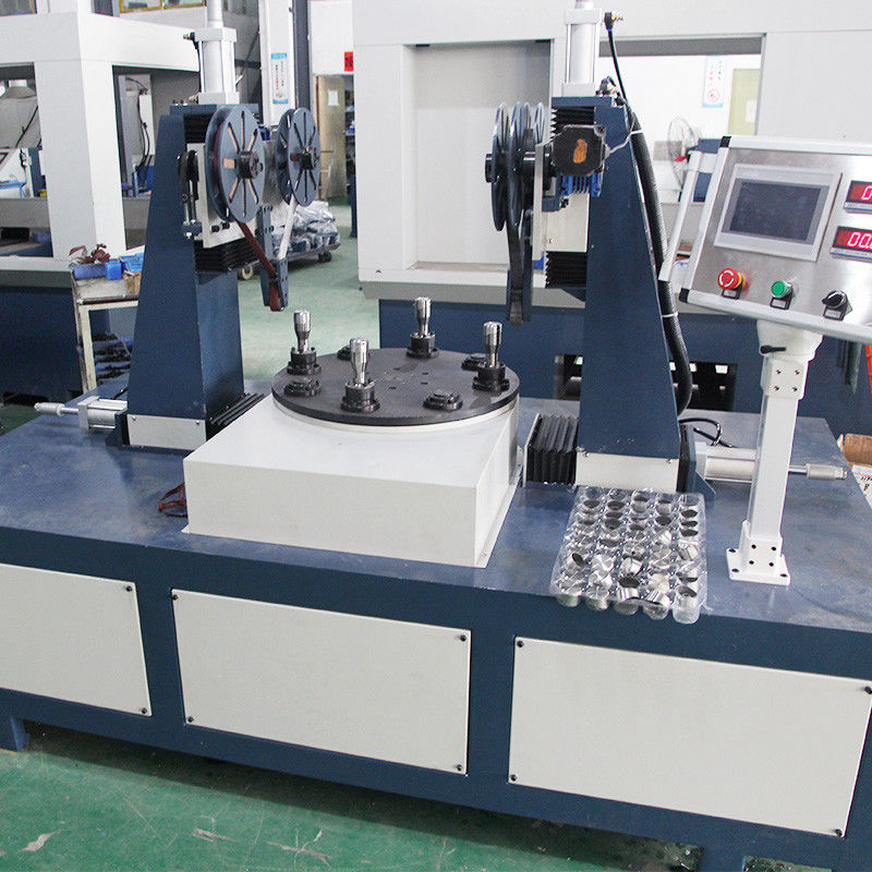 No.4 Dış Kapak Metal Endüstriyel Çift Başlı Sabunlama Disk Poliş Makinesi Çelik Tel için Tel Çekim Makinesi