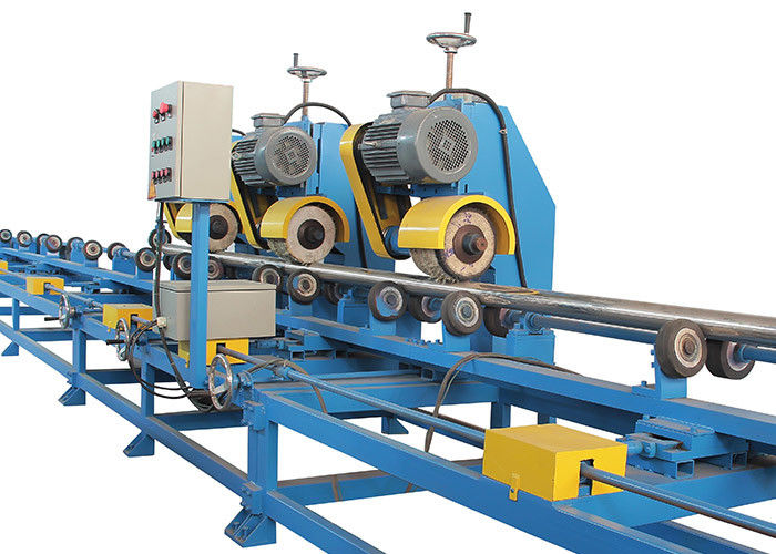Büyük Çaplı Metal Boru Parlatma Makinesi 0–6 M/Dk Giriş Hızı Emniyetli Çalışma